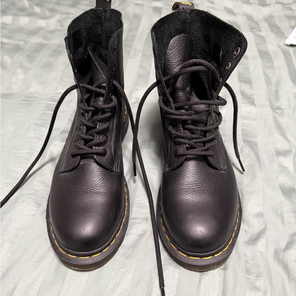 Dr. Martens Black Leather Boots